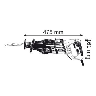 6. Sabre saw BOSCH GSA 1300 PCE 060164E200 1300W 28mm 0–2.900 min-1