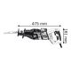 6. Sabre saw BOSCH GSA 1300 PCE 060164E200 1300W 28mm 0–2.900 min-1