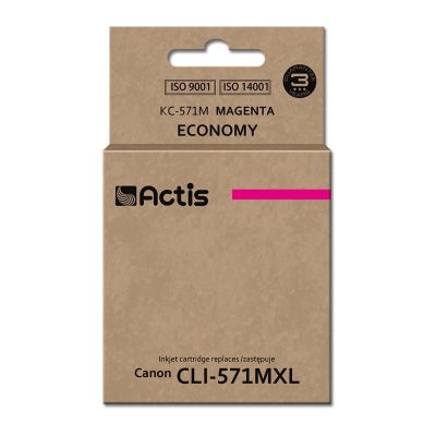 Actis KC-571M Ink (replaces Canon CLI-571M; Standard; 12 ml; red)