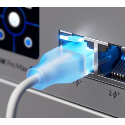 2. UTP Ubiquiti UniFi Etherlighting Patch Cable (UACC-Cable-Patch-EL-2M-W) Cat. 6 2m white