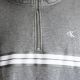 3. Calvin Klein Zip Fleece Hoodie Logo Tape Grey Heather - LZ04RE285G-P7E
