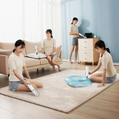 7. Baseus A3lite Wireless Car Vacuum Cleaner with Mattress Pump Function - White