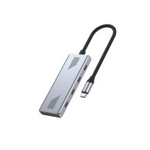 GEMBIRD 4-PORT USB-C 3.2 (GEN 2) TYPE-C HUB GRAY