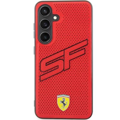 3. Ferrari Big SF Perforated case for Samsung Galaxy S24+ - red