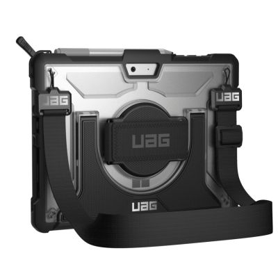 3. UAG Plasma - protective case with built-in stand and hand and shoulder strap for Microsoft Surface Go 1/2/3/4 G (ice)