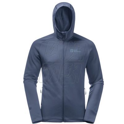 2. Jack Wolfskin Baiselberg Hooded FZ M 1710541-1292 sweatshirt