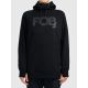 4. Women's hooded sweatshirt with an additional stand-up collar and zippers in the pockets 4F 4FWAW26TSWSF2665-20S