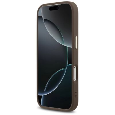 5. Guess 4G Big 4G Classic Logo Case for iPhone 17 Pro / 18 Pro - Brown and Gold