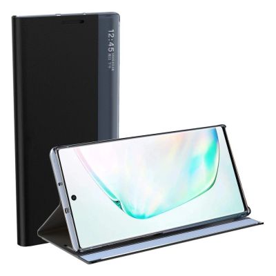 4. Sleep Case Bookcase Type Case with Smart Window for Xiaomi Redmi K40 Pro+ / K40 Pro / K40 / Poco F3 blue