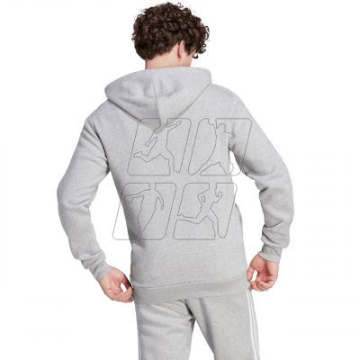 3. adidas Essentials Fleece 3-Stripes Full-Zip M sweatshirt IJ6479