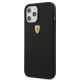 2. Ferrari FESSIHCP12LBK iPhone 12 Pro Max 6.7" black/black hardcase On Track Silicone