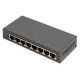 2. Digitus 8-port gigabit switch, desktop, unmanaged, metal case