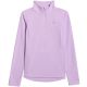 9. Women's fleece sweatshirt 4F F069 light purple 4FWAW25UFLEF069 52S
