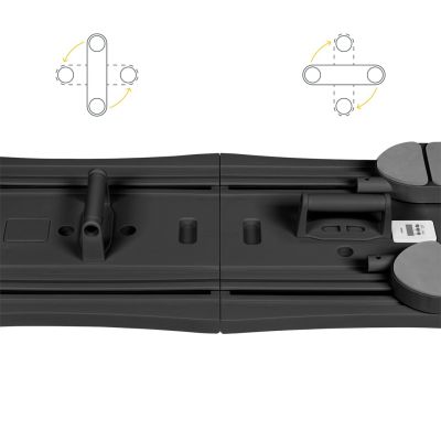 8. Rebel Active Home Pilates Set, Multifunctional 9-in-1 Fitness Device, Black RBA-3069-BK