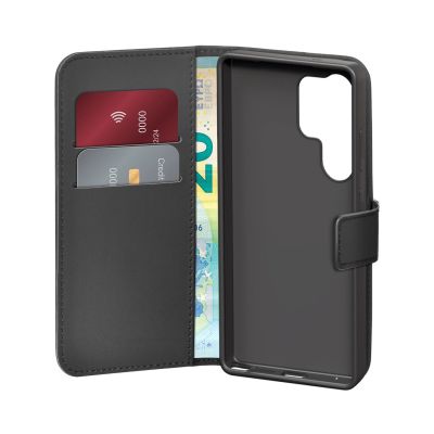 2. Puro Booklet Case with Flip and Wallet for Samsung Galaxy S25 Ultra - Black