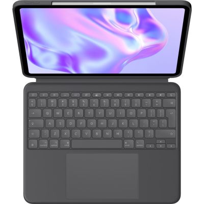 8. LOGITECH Combo Touch Keyboard Case 920-012833 for Apple iPad Pro 13 (M4) Gray