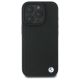 3. BMW Sign Leather Diamond Metal Logo MagSafe iPhone 16 Pro Case - Black