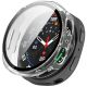 7. Tech-Protect Defense 2-Pack Case for Samsung Galaxy Watch 44mm - Clear Matte Black