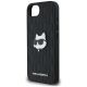 6. Karl Lagerfeld Monogram Choupette Head Pin iPhone 16e Case - Black