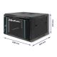3. QOLTEC RACK 19" 6U 600X370X600 black wall-mounted cabinet