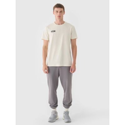 3. Men's regular plain T-shirt 4F 4FRAW24TTSHM2602-83S