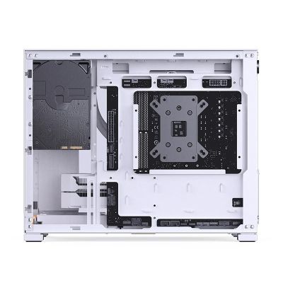 2. Jonsbo D32 STD PC Case, White, Mini Case, mATX, Tempered Glass – White