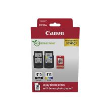 Canon 2970B017 ink cartridge 2 pcs. Original Black, Cyan, Magenta, Yellow