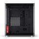 16. Jonsbo TK-0 PC Case, Mini-Tower, Mini-ITX, Tempered Glass, Wood - black
