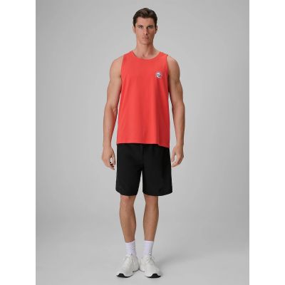 3. Men's regular sleeveless T-shirt with print 4F 4FRSS26TSLEM366-10S