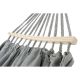 19. GARDEN HAMMOCK 2-PERSON LUXE XXL 250x150CM WITH SPREADER BAR AND COVER GRAY 1031170