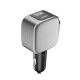 2. Cuktech CC903P 100W Car Charger with Display and 70cm Retractable USB-C Cable - Gray
