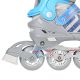 7. NH18192 4in1 GREY-BLUE SIZE M(34-38) ROLLER SKATES WITH HOCKEY SLEEVE NILS EXTREME