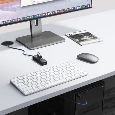 2. Orico PW3UR25-U3 USB Hub 4-Port 3x USB-A 3.0 1x RJ45 2.5G Ethernet 1.8m - Black