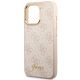 6. Guess 4G Vintage Gold Logo case for iPhone 14 Pro - pink
