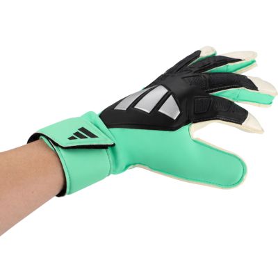 4. adidas Predator Training Kids' Goalkeeper Gloves Green and Black KE9706