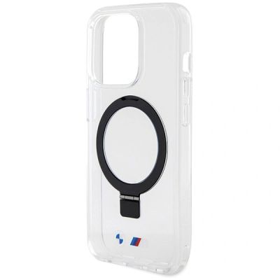 9. BMW Ring Stand M Collection MagSafe Case for iPhone 15 Pro - Clear