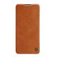3. Nillkin Qin Case Case for Xiaomi Redmi Note 11T 5G / Note 11S 5G / Note 11 5G (China) / Poco M4 Pro 5G Camera Cover Holster Cover Flip Case Brown
