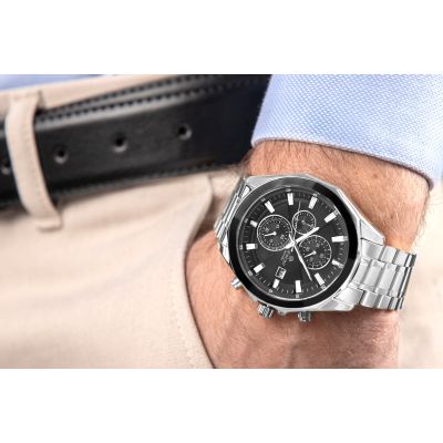 3. Giewont Chronograph Sapphire Silver Men's Watch GW7290-B2