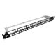 Patch panel 19" ALANTEC modular 48 ports 1U with support, unequipped