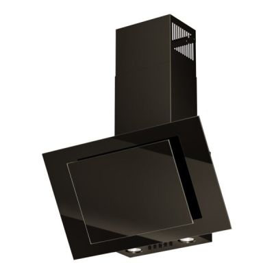 5. MAAN Vertical Eco Duo Glass hood, black glass front, 60 cm wide.
