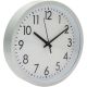 5. PP WALL CLOCK 20CM SILVER