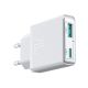 4. Joyroom JR-TCF14 20W USB-A USB-C Super Slim Wall Charger - White