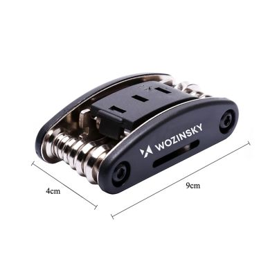 2. Wozinsky WWZ-01N 16-in-1 Multifunctional Bicycle Repair Tool Set - Black