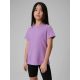 Regular plain girls' T-shirt 4F 4FJRSS26TTSHF3554-12S