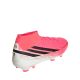 3. Adidas F50 Hyperfast League Mid FG football boots pink KJ6714