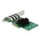 5. Unlock PCI Express x4 to 4 x external card