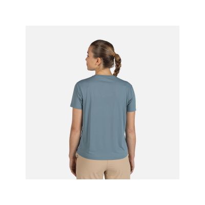 4. Women's Running T-Shirt ROSSIGNOL W Sidelhorn Tee blue