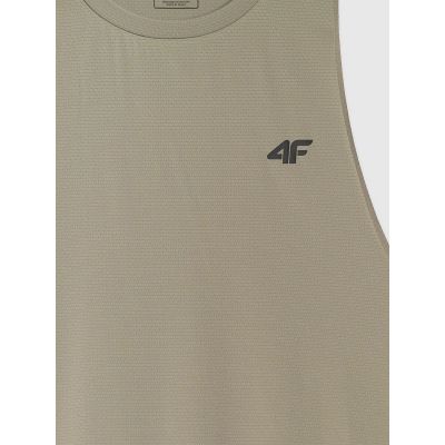 7. Men's quick-drying training tank top 4F 4FWAW25TFSLM554-43S