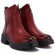 8. Women's red insulated ankle boots M.Daszyński 2502