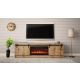 3. GRANERO TV cabinet + fireplace 200x56.7x35 Wotan oak